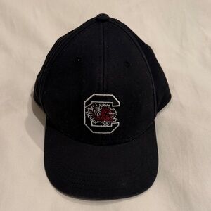 Black Baseball Cap with Embroidered Logo